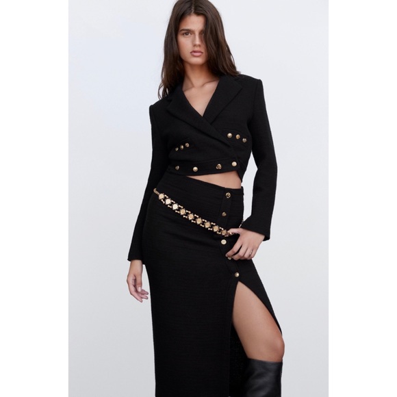 ZARA midi buttoned skirt - Picture 10 of 10